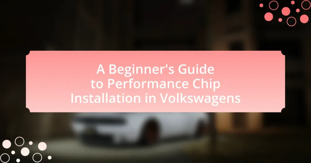 A Beginner’s Guide to Performance Chip Installation in Volkswagens