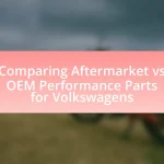 Comparing Aftermarket vs OEM Performance Parts for Volkswagens