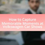 How to Capture Memorable Moments at Volkswagen Car Shows
