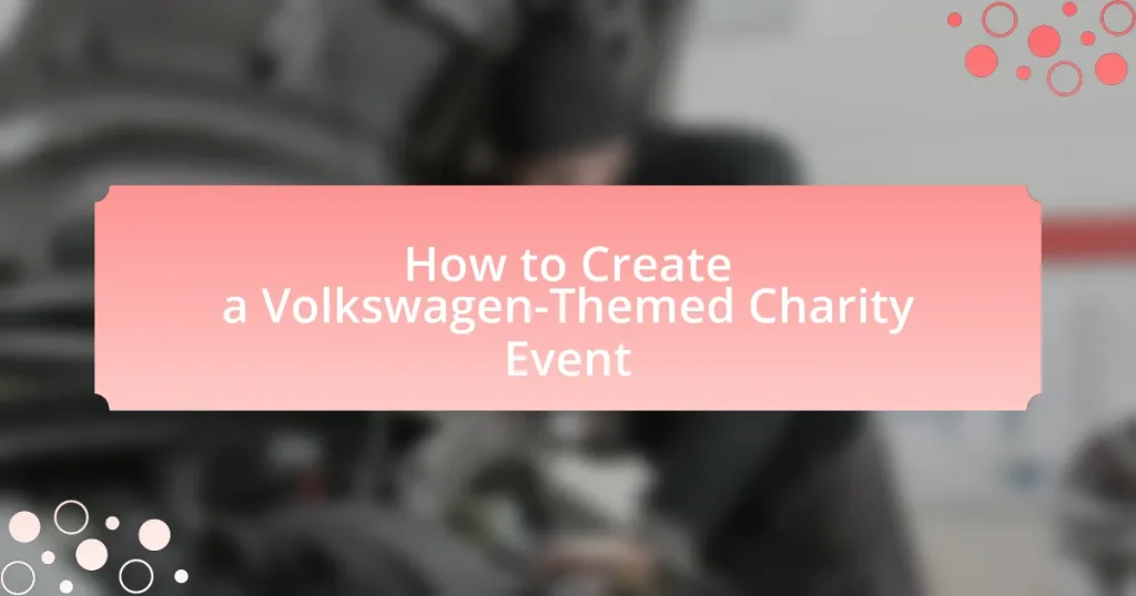 How to Create a Volkswagen-Themed Charity Event