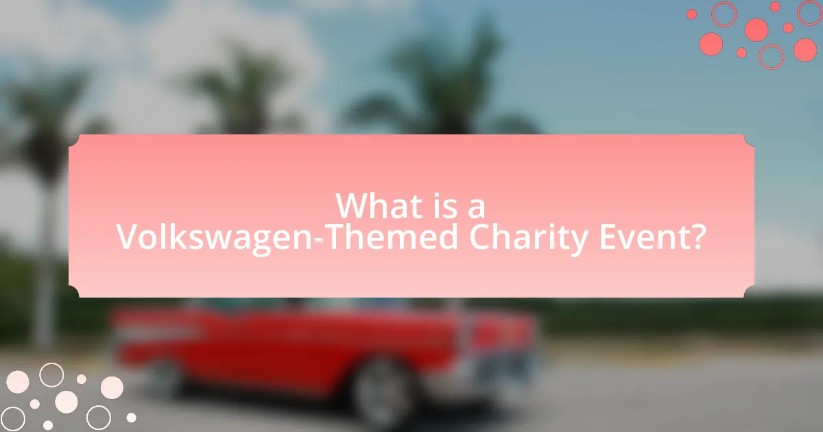 What is a Volkswagen-Themed Charity Event?